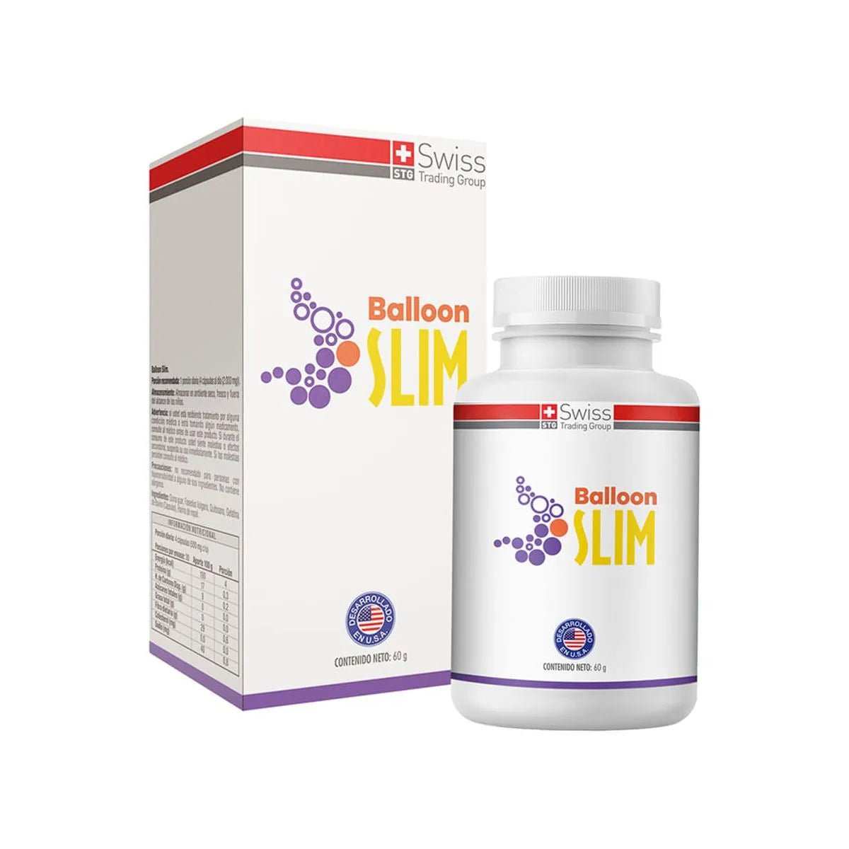 Balloon Slim - Efecto Balón Gástrico Natural (120 Cápsulas)
