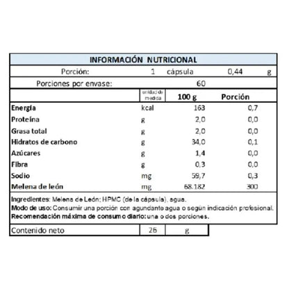 LionMind Melena de León | Foco y Memoria (Tratamiento 2 Meses)