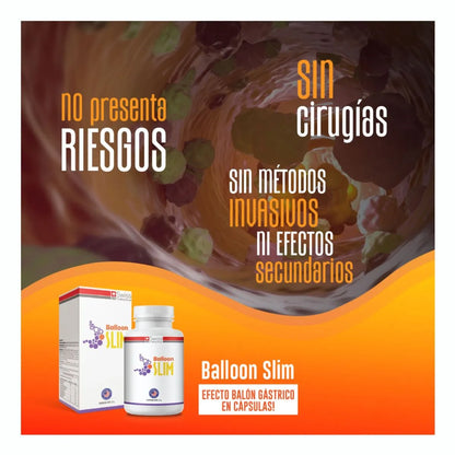 Balloon Slim - Efecto Balón Gástrico Natural (120 Cápsulas)