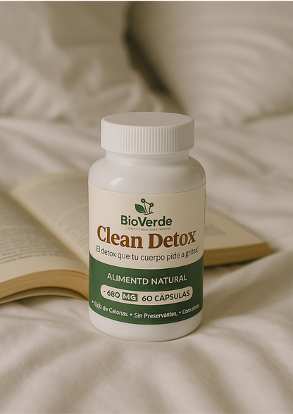 Clean Detox BioVerde | Limpieza Hepática y Digestiva (con Bailahuén y Aloe)