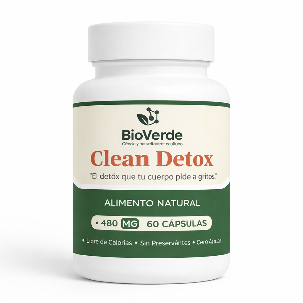 Clean Detox BioVerde | Limpieza Hepática y Digestiva (con Bailahuén y Aloe)