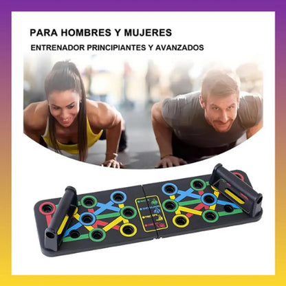 Tabla de Flexiones Push Up 9 en 1 - Gimnasio en Casa