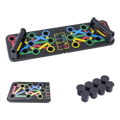 Tabla de Flexiones Push Up 9 en 1 - Gimnasio en Casa